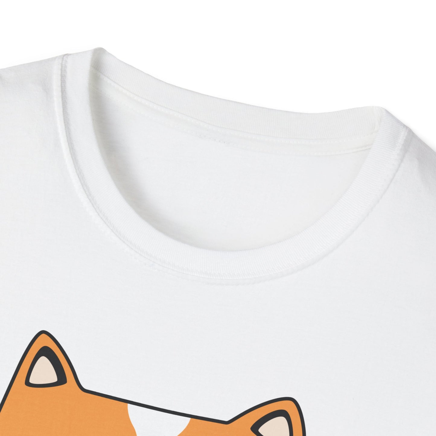 Cute Cat Coffee Unisex Softstyle T-Shirt for Cat Lovers